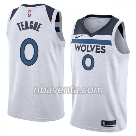 Camiseta Hombre Minnesota Timberwolves Jeff Teague 0 Nike 2017-18 Blanco Swingman Camiseta Hombre Minnesota Timberwolves Jeff Teague 0 Nike 2017-18 Blanco Swingman